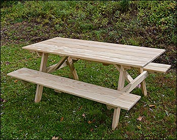 66" Treated Pine Classic Picnic Table