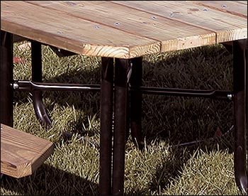 Four-Sided 3 Seat Accessible Picnic Table