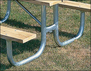 Extra Heavy-Duty Welded Frame Picnic Table