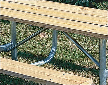 Extra Heavy-Duty Welded Frame Picnic Table