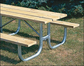 Extra Heavy-Duty Welded Frame Picnic Table