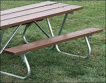 Heavy-Duty Bolt-Thru Picnic Table