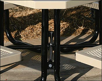 46" Regal Metal Picnic Table