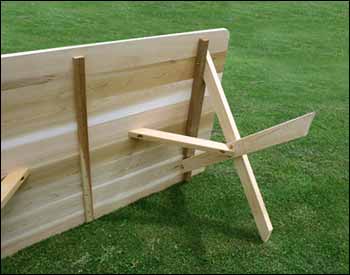 Red Cedar Cross Legged Picnic Table ONLY