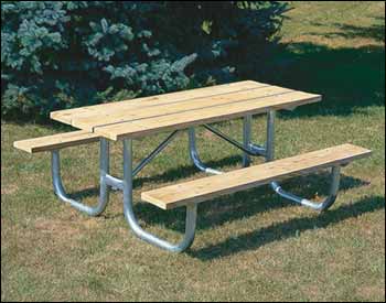 Extra Heavy-Duty Welded Frame Picnic Table