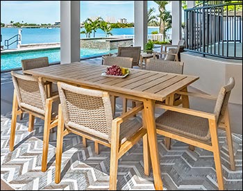 Teak Sanibel Dining Table