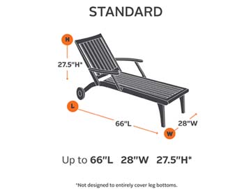 Terrace Elite Chaise Cover