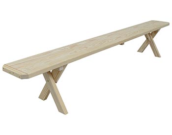 Treated Pine Cross Legged Bench