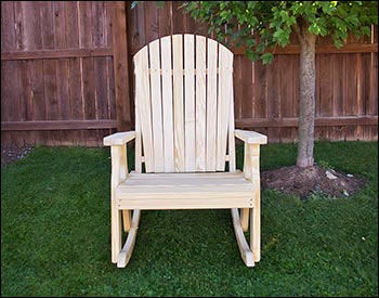 Treated Pine Curveback Rocking Chair