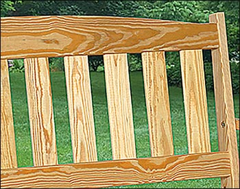 Treated Pine English Garden Bench