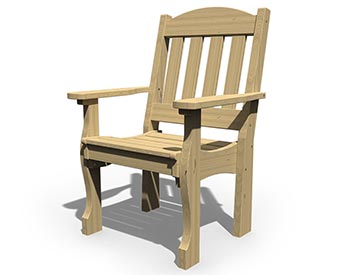 Treated Pine English Garden Chair