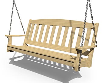 Treated Pine English Garden Swing