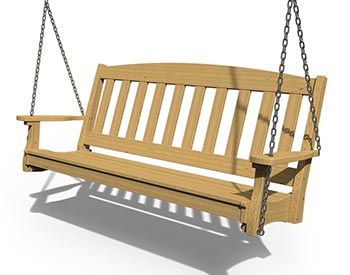 Treated Pine English Garden Swing