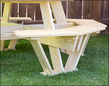 Treated Pine Kids Octagon Picnic Table