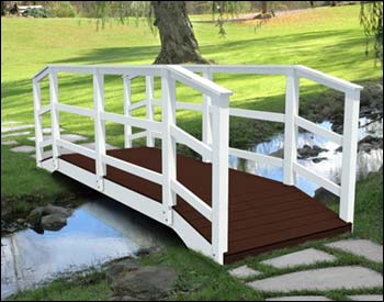 Triple Rail Pedestrian Trail Bridge