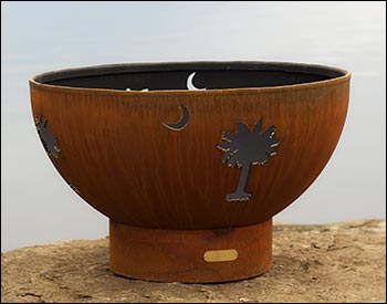 Carbon Steel Island Fire Pit