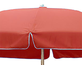 7.5 Octagon Beach Sunbrella Umbrella w/Manual Lift and No Tilt