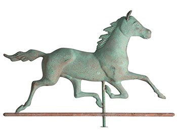 Copper Horse Weathervane