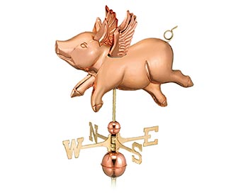 Flying Pig Weathervane