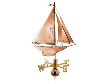 Racing Sloop Weathervane