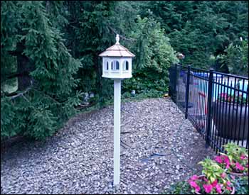 Pressure Treated Wood Mounting Post
