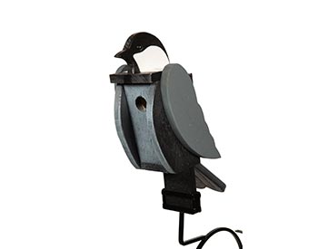 Treated Pine Chickadee Birdhouse
