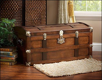 Quick Ship - Northport Maple Steamer Trunk