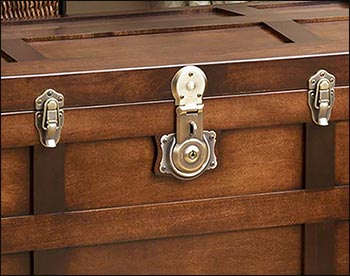 Quick Ship - Northport Maple Steamer Trunk