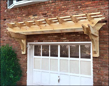 Red Cedar Eyebrow Pergolas