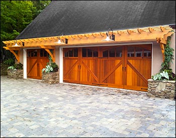 Red Cedar Eyebrow Pergolas