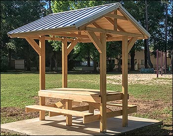 Personal Picnic Table Pavilion