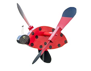 Ladybug Whirly Bird Spinner