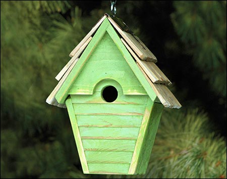 Cypress Hanging Wren Birdhouse