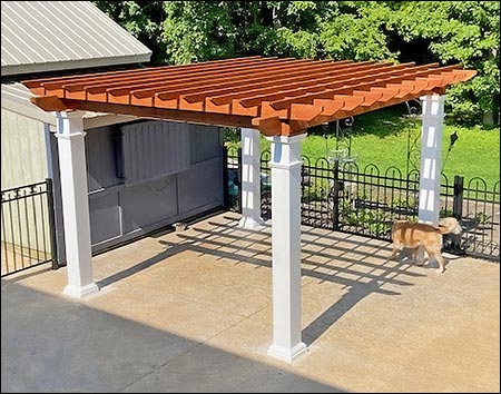 Red Cedar Free Standing Oasis Pergola