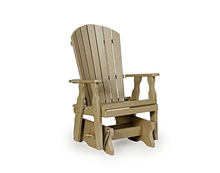 Poly Lumber 4 Pc. Adirondack Style Glider Set