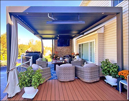 Aluminum Louvered Pergola 400 