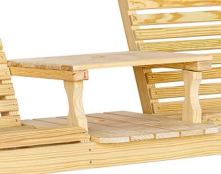 Treated Pine Rollback Settee