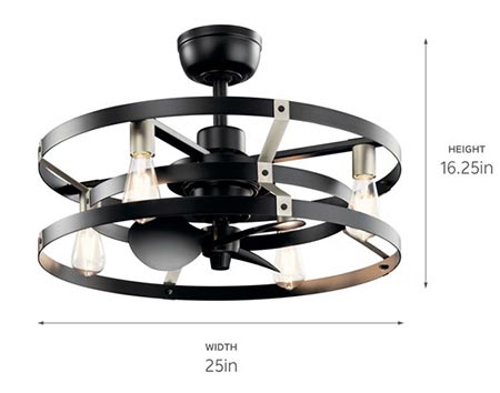 13" Villae LED Fandellier