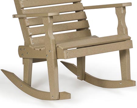 Poly Lumber Curveback Rocking Chair