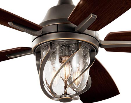 52" Bluster Outdoor LED Ceiling Fan