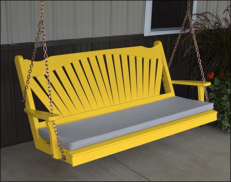 Southern Yellow Pine Fanback Swing