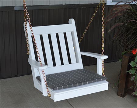 Southern Yellow Pine Traditional English Swing