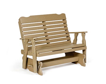 Poly Lumber 5 Pc. Curveback Glider Set