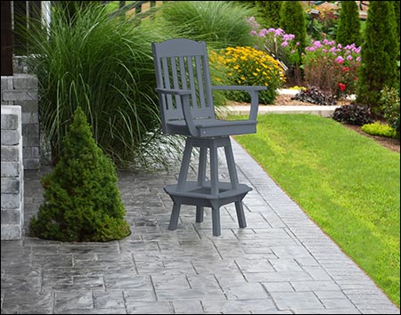 Poly Lumber Classic Swivel Bar Chair