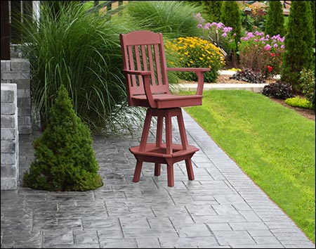 Poly Lumber Classic Swivel Bar Chair