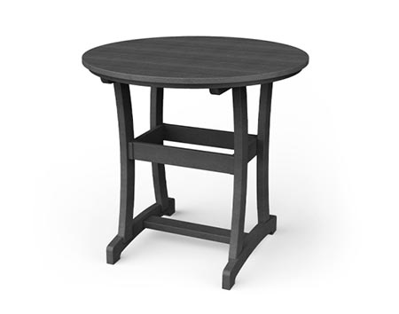 Poly Lumber Round Bar Table