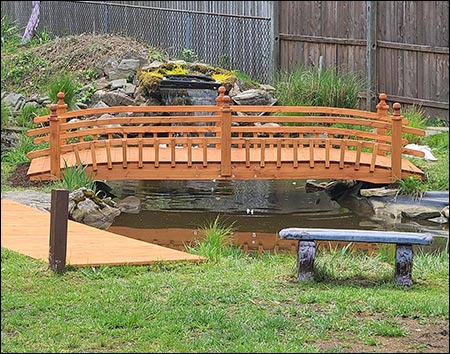 Red Cedar Eden 1/2 Picket Rail Bridge