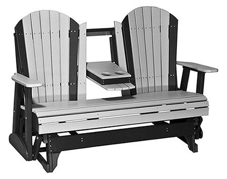 5 Poly Lumber Adirondack Glider