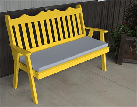 Southern Yellow Pine Royal English Garden Bench