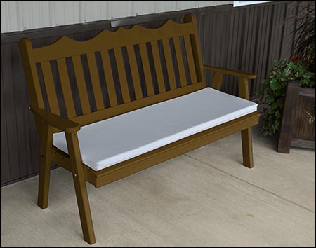 Southern Yellow Pine Royal English Garden Bench